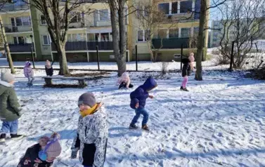 Zabawy na śniegu