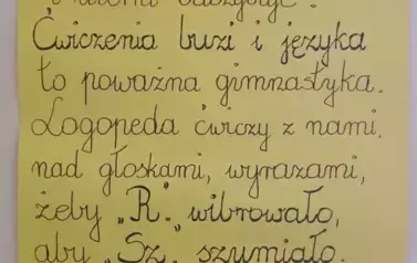 plakat przedstawiający ,,Łamańce językowe 