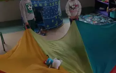 Zabawa z chustą animacyjną