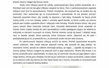 bajka o ciemności