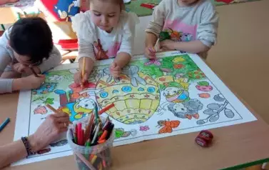 kolorowanie swiatecznej kolorowanki