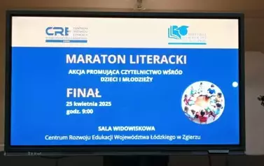 plakat finałowy Maratonu Literackiego