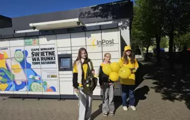 Wolontariusze ze Szkoły Podstawowej nr 8 w Zgierzu