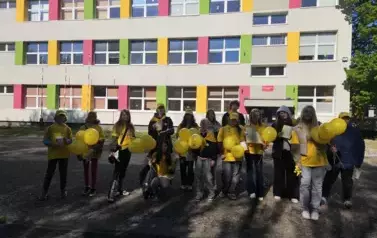 Wolontariusze ze Szkoły Podstawowej nr 8 w Zgierzu