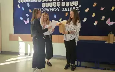 Zuzanna Cabaj, uczennica klasy 5a