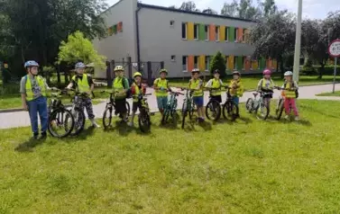 klasa 2c na rowerach