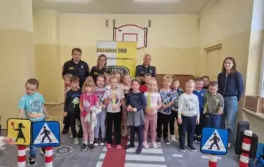 klasa 1b ze Strażą Miejską