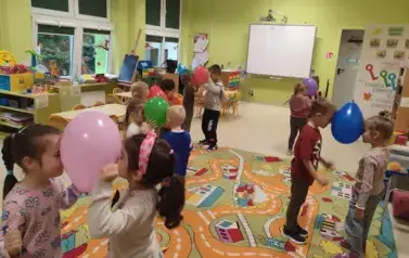zabawy z balonem