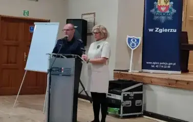 Podinspektor Robert Borowski, Joanna Sędzicka Przywitanie gości, otwarcie debaty