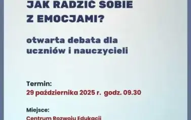 plakat debaty Nie jesteś sam