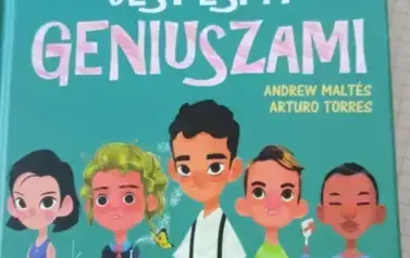 Książka, z kt&oacute;rej uczestniczki koła poznały historię noblist&oacute;w