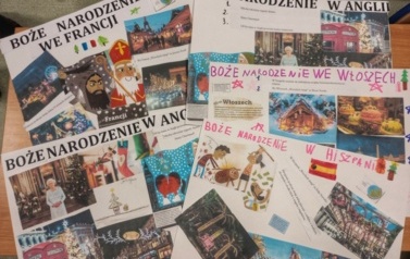 zdjęcie przedstawia pracę plastyczne wykonane przez uczni&oacute;w ze Szkolnego Klubu Książki