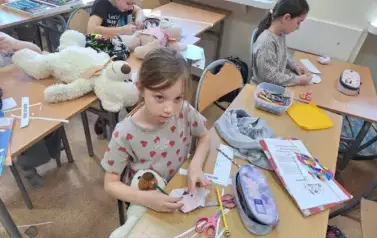 Wykonanie papierowego misia techniką origami