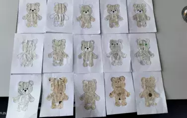 Prace plastyczne z misiami