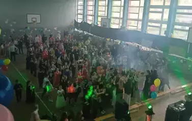 widok sali balowej z balkonu