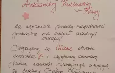 Podziękowanie.