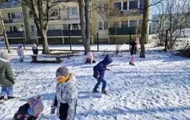 Zabawy na śniegu