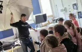 w pracowni fotograficznej