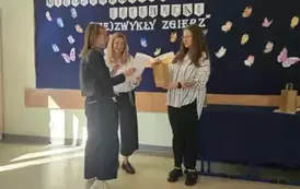 Zuzanna Cabaj, uczennica klasy 5a