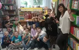 Klasa 1b z wychowawczynią