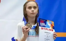 nasza medalistka na podium