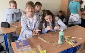 Klasa 4 b - konstrukcja brył