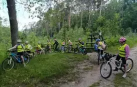 klasa 2c na rowerach