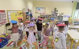 Zabawa Kropkowa gimnastyka