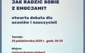plakat debaty Nie jesteś sam