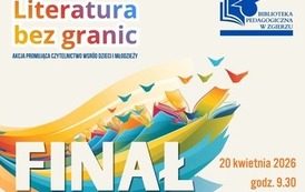 Plakat promujący finał akcji czytelniczej