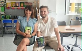 autor książek z wychowawczynią klasy