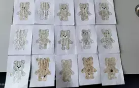 Prace plastyczne z misiami