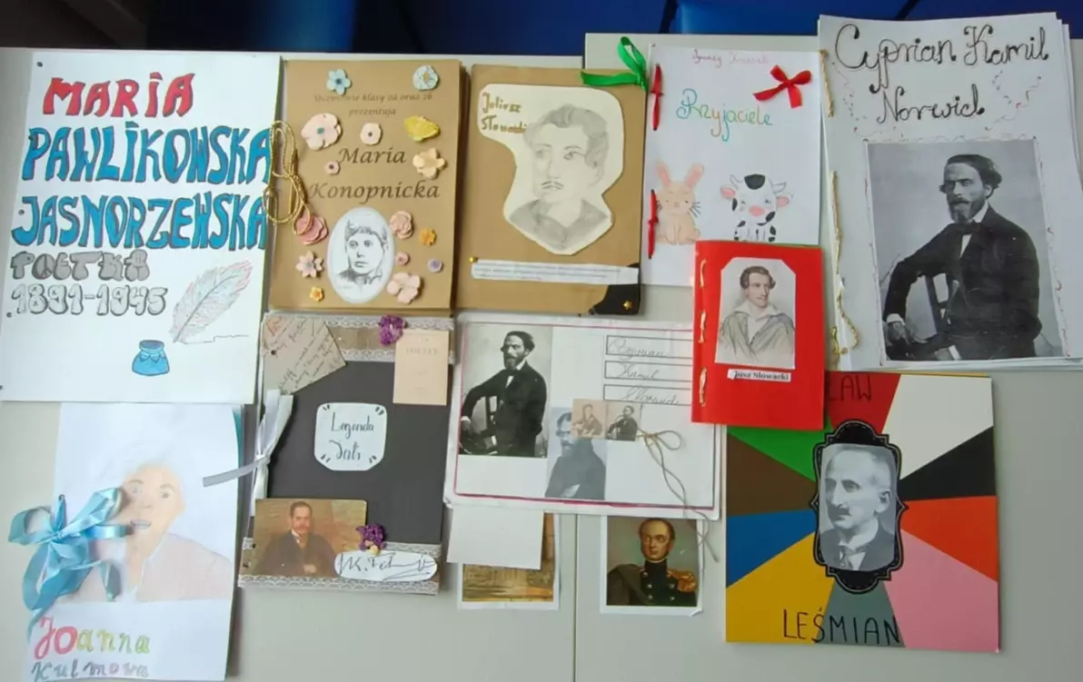 książki wykonane przez uczniów