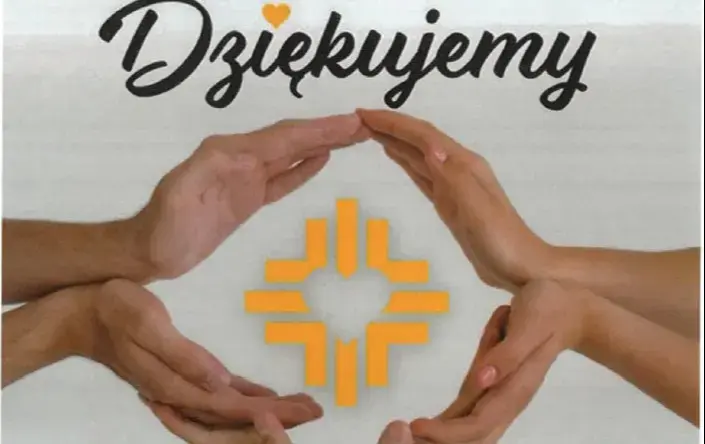 Podziękowanie z hospicjum w Zgierzu dla pracowników, rodziców i ucznió