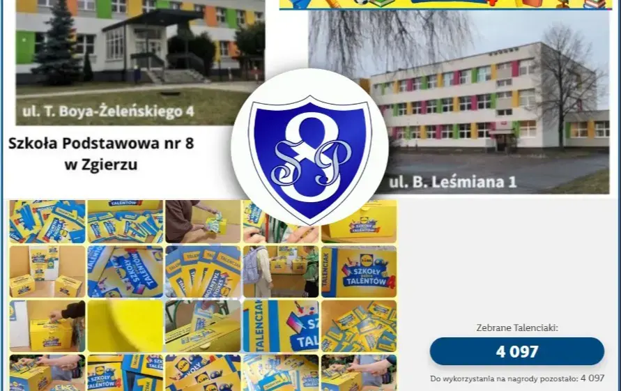 Plakat akcji Szkoły pelne talentów