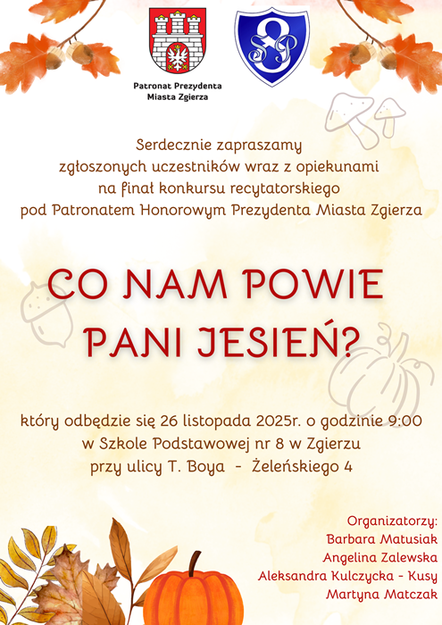 Plakat_konkursu_recytatorskiego_Co_nam_powie_Pani_Jesień