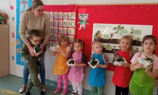 Zdjęcie do OD NASIONKA DO JEDZONKA- ZAKŁADAMY ZIELONY KĄCIK W NASZEJ SALI