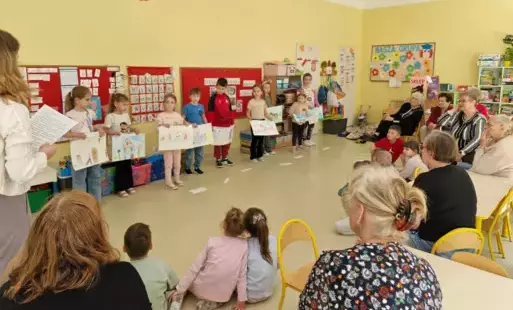 prezentacja bajki z ilustracjami