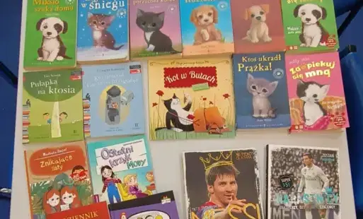 Nowości książkowe do wypożyczenia w bibliotece szkolnej