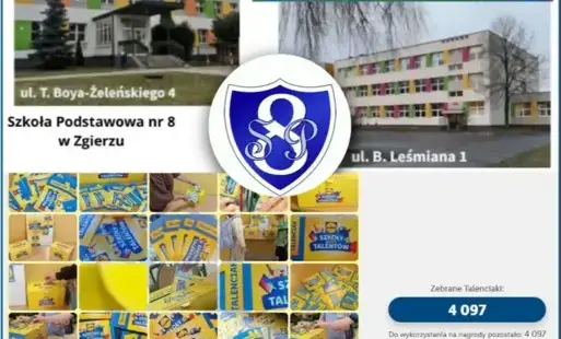 Plakat akcji Szkoły pelne talentów