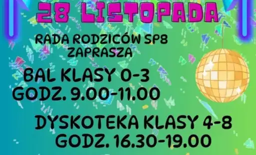 Plakat informujący o zabawie andrzejkowej