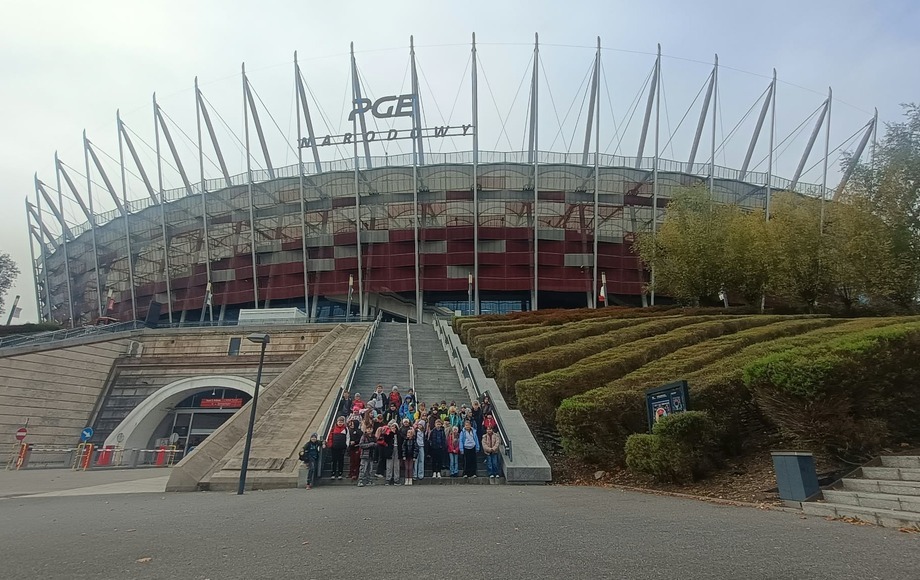Wycieczka uczniów klas 3c i 3d do Warszawy